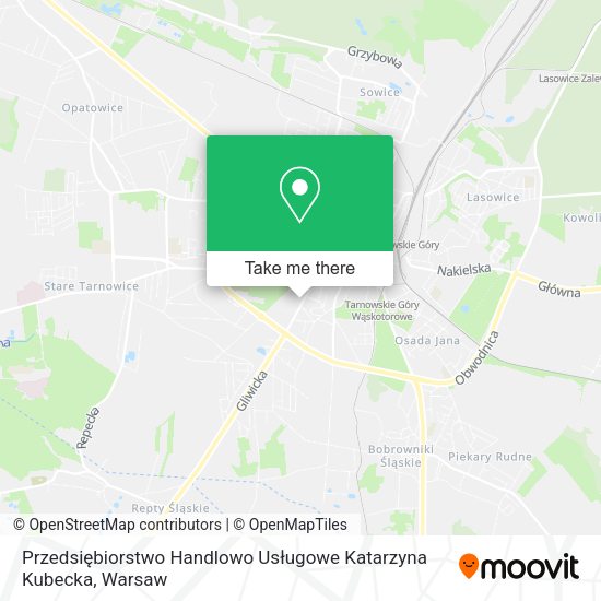 Przedsiębiorstwo Handlowo Usługowe Katarzyna Kubecka map