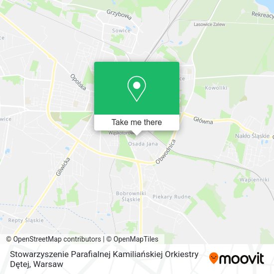 Stowarzyszenie Parafialnej Kamiliańskiej Orkiestry Dętej map