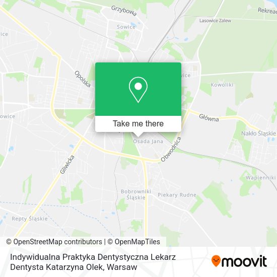 Indywidualna Praktyka Dentystyczna Lekarz Dentysta Katarzyna Olek map