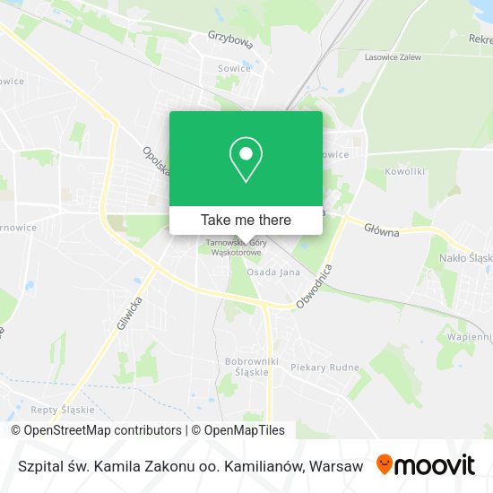 Szpital św. Kamila Zakonu oo. Kamilianów map