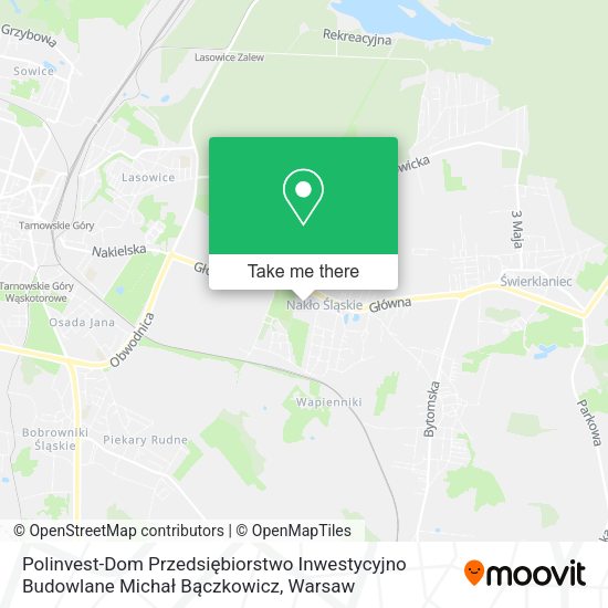 Polinvest-Dom Przedsiębiorstwo Inwestycyjno Budowlane Michał Bączkowicz map