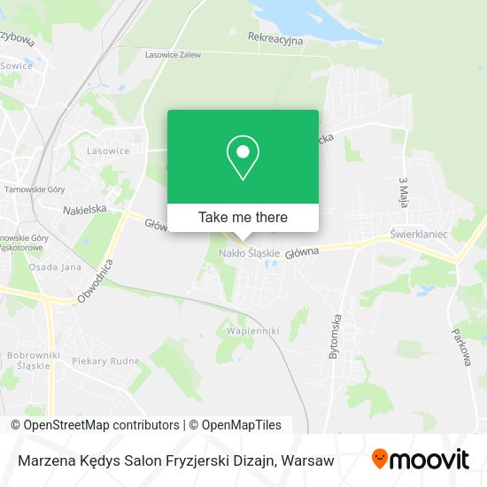 Marzena Kędys Salon Fryzjerski Dizajn map