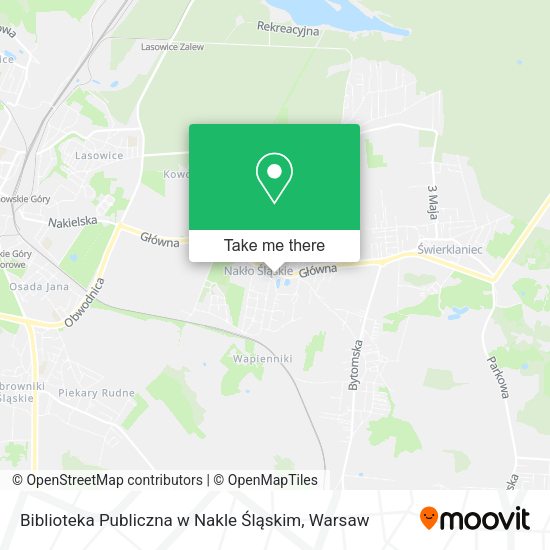 Biblioteka Publiczna w Nakle Śląskim map