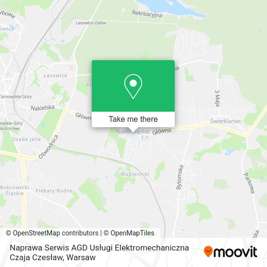 Naprawa Serwis AGD Usługi Elektromechaniczna Czaja Czesław map