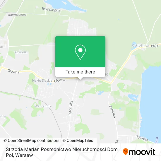 Карта Strzoda Marian Posrednictwo Nieruchomosci Dom Pol
