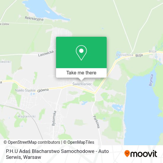 P.H.U Adaś Blacharstwo Samochodowe - Auto Serwis map