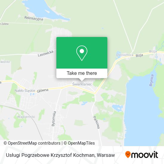 Usługi Pogrzebowe Krzysztof Kochman map