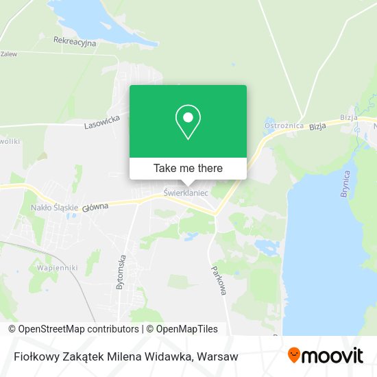 Fiołkowy Zakątek Milena Widawka map