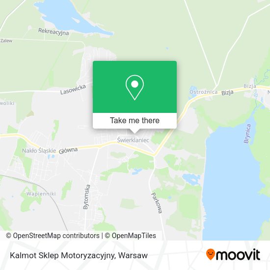 Kalmot Sklep Motoryzacyjny map