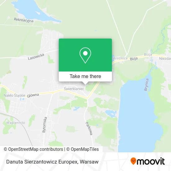 Карта Danuta Sierzantowicz Europex