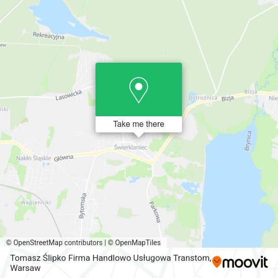 Tomasz Ślipko Firma Handlowo Usługowa Transtom map