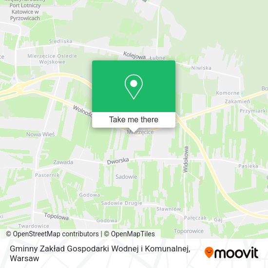 Gminny Zakład Gospodarki Wodnej i Komunalnej map