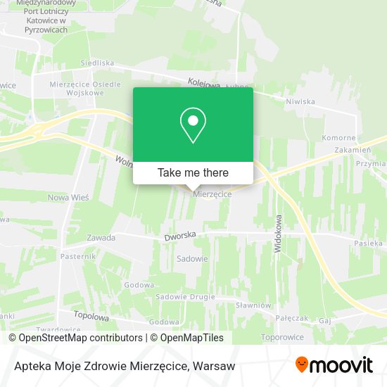 Apteka Moje Zdrowie Mierzęcice map