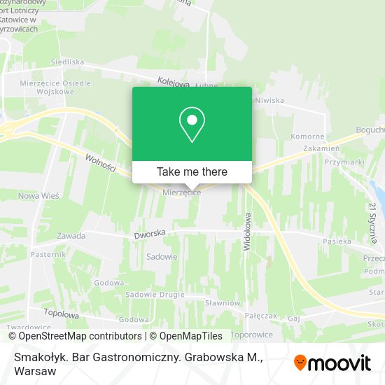 Карта Smakołyk. Bar Gastronomiczny. Grabowska M.