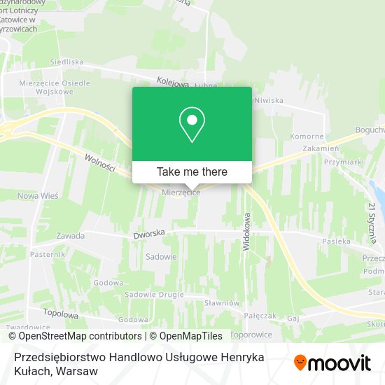 Przedsiębiorstwo Handlowo Usługowe Henryka Kułach map