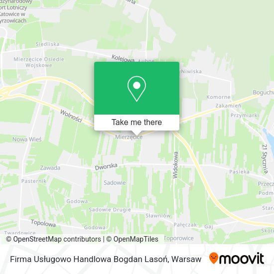 Firma Usługowo Handlowa Bogdan Lasoń map