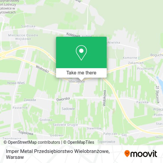 Imper Metal Przedsiębiorstwo Wielobranżowe map