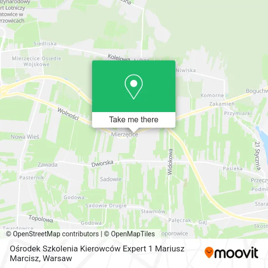 Карта Ośrodek Szkolenia Kierowców Expert 1 Mariusz Marcisz