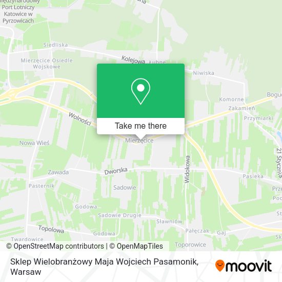 Sklep Wielobranżowy Maja Wojciech Pasamonik map