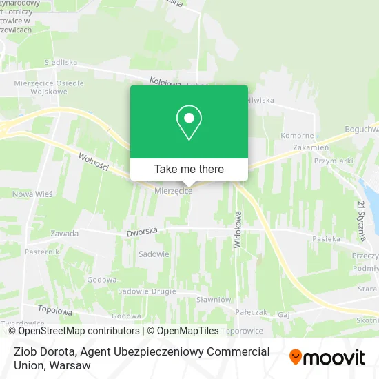 Карта Ziob Dorota, Agent Ubezpieczeniowy Commercial Union