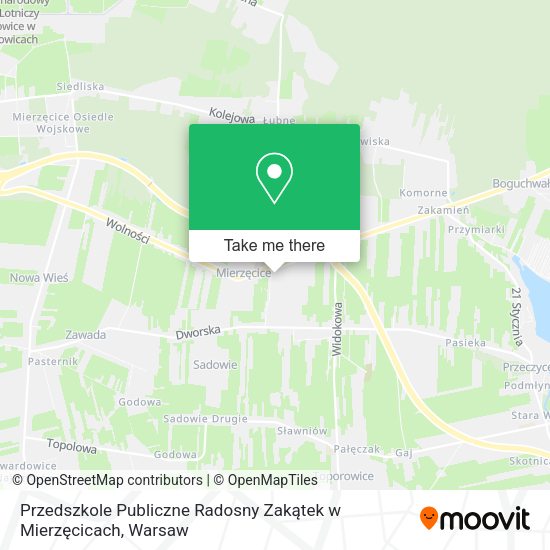 Przedszkole Publiczne Radosny Zakątek w Mierzęcicach map