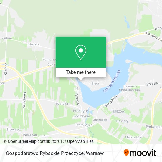 Карта Gospodarstwo Rybackie Przeczyce