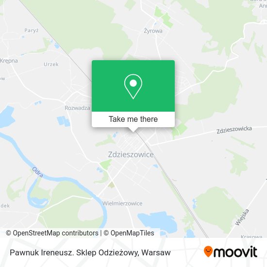 Pawnuk Ireneusz. Sklep Odzieżowy map