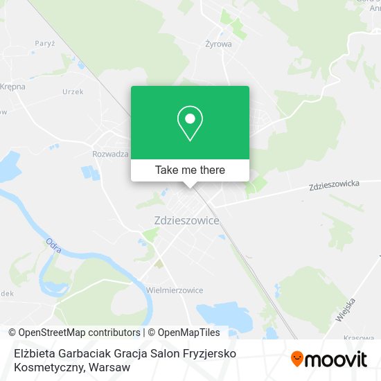 Elżbieta Garbaciak Gracja Salon Fryzjersko Kosmetyczny map