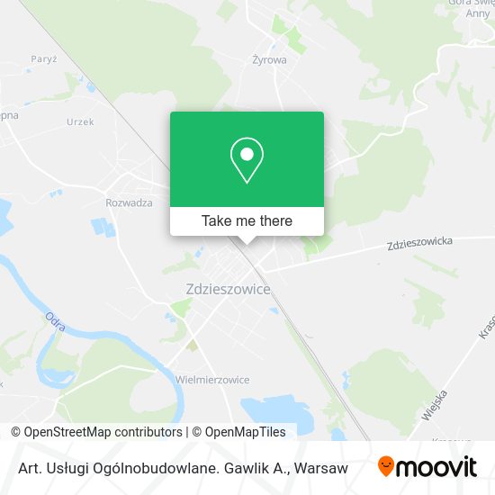 Art. Usługi Ogólnobudowlane. Gawlik A. map