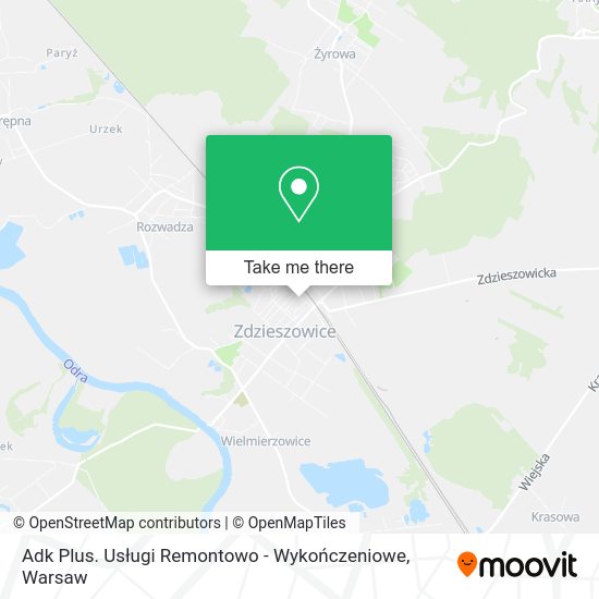 Adk Plus. Usługi Remontowo - Wykończeniowe map