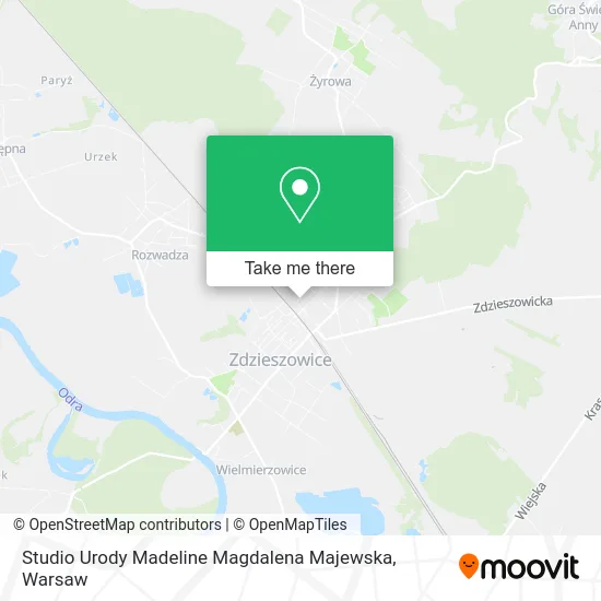 Карта Studio Urody Madeline Magdalena Majewska
