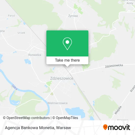 Карта Agencja Bankowa Monetia