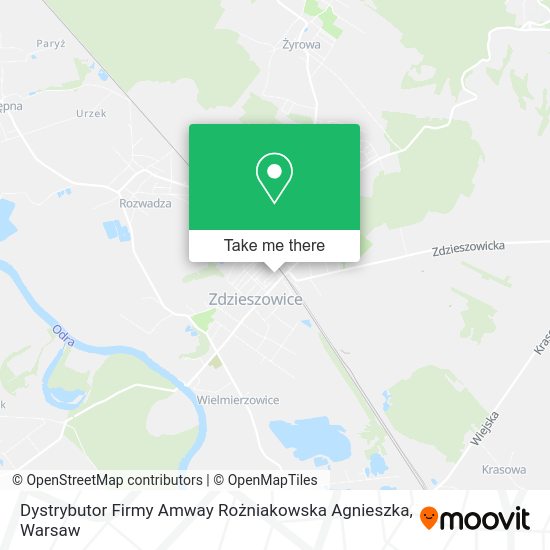 Dystrybutor Firmy Amway Rożniakowska Agnieszka map