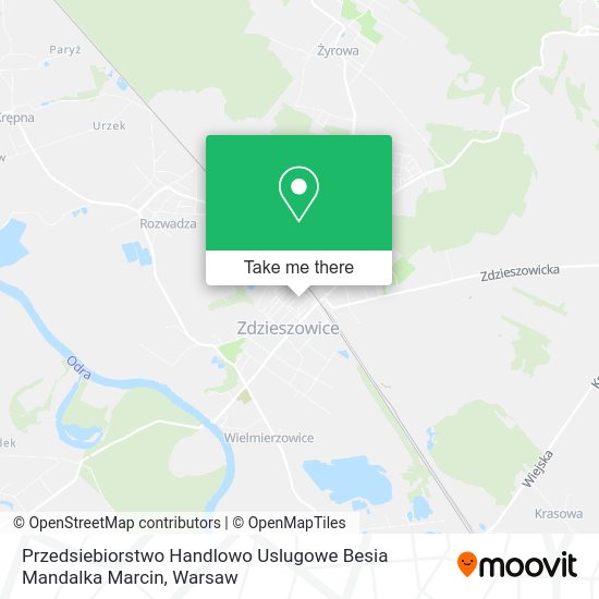 Przedsiebiorstwo Handlowo Uslugowe Besia Mandalka Marcin map