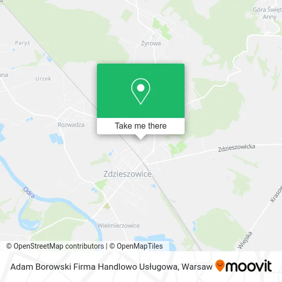 Карта Adam Borowski Firma Handlowo Usługowa