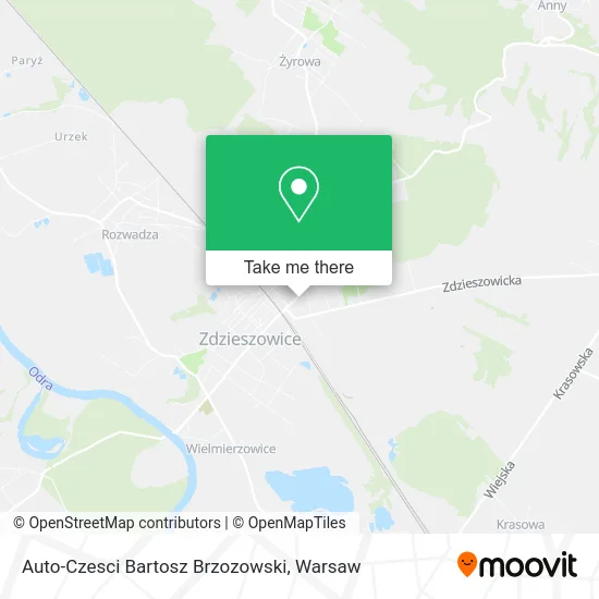 Карта Auto-Czesci Bartosz Brzozowski