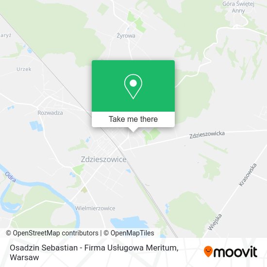 Osadzin Sebastian - Firma Usługowa Meritum map