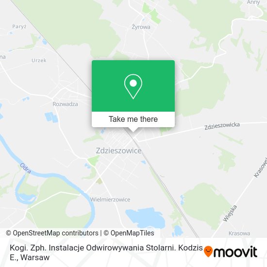 Kogi. Zph. Instalacje Odwirowywania Stolarni. Kodzis E. map