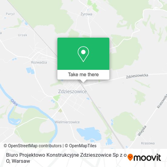 Карта Biuro Projektowo Konstrukcyjne Zdzieszowice Sp z o O