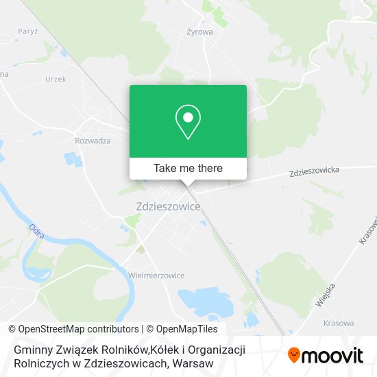 Gminny Związek Rolników,Kółek i Organizacji Rolniczych w Zdzieszowicach map