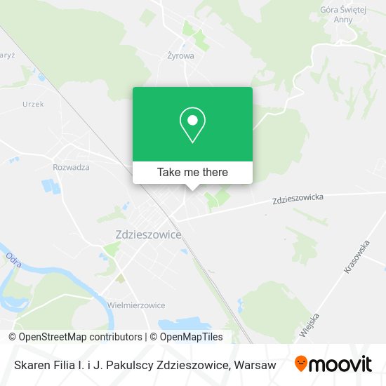 Skaren Filia I. i J. Pakulscy Zdzieszowice map