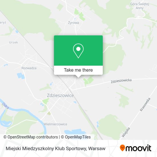 Miejski Miedzyszkolny Klub Sportowy map