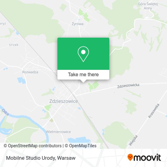 Mobilne Studio Urody map