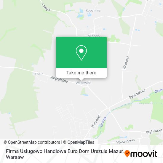 Firma Usługowo Handlowa Euro Dom Urszula Mazur map