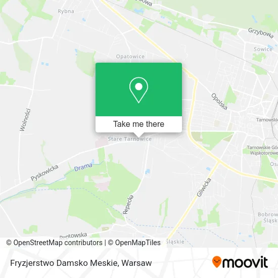 Карта Fryzjerstwo Damsko Meskie