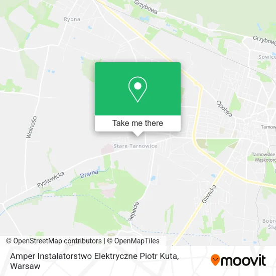 Карта Amper Instalatorstwo Elektryczne Piotr Kuta