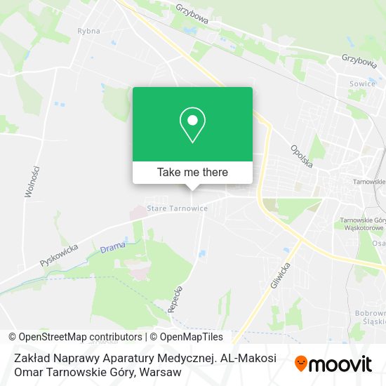 Zakład Naprawy Aparatury Medycznej. AL-Makosi Omar Tarnowskie Góry map