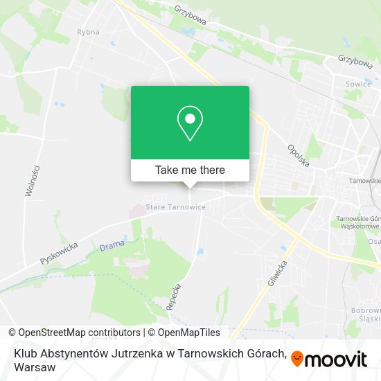 Klub Abstynentów Jutrzenka w Tarnowskich Górach map