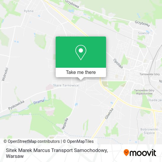 Sitek Marek Marcus Transport Samochodowy map