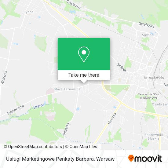 Usługi Marketingowe Penkaty Barbara map